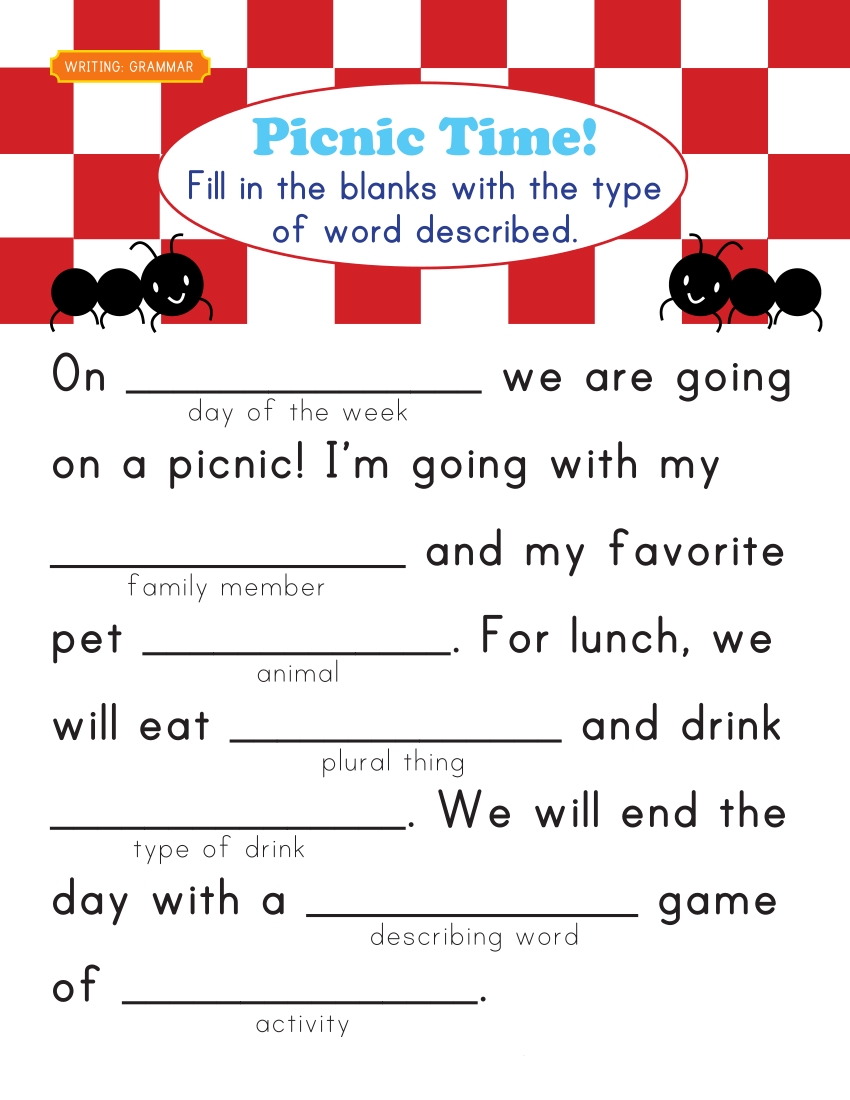 Funny Fill in The Blanks Story Game Made By Teachers