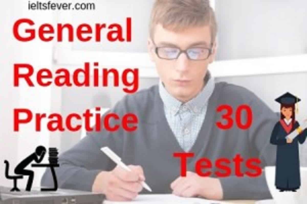 General Reading Practice Test For IELTS PDF 30 Tests IELTS Fever