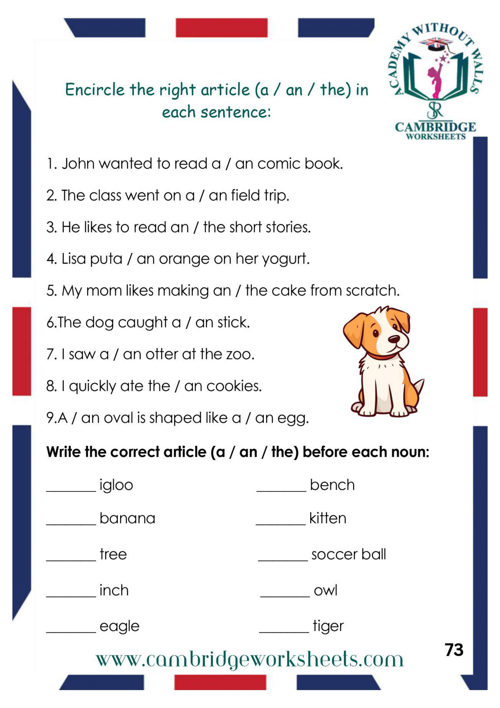 Grade 2 Grammar Pack Cambridge Work Sheets