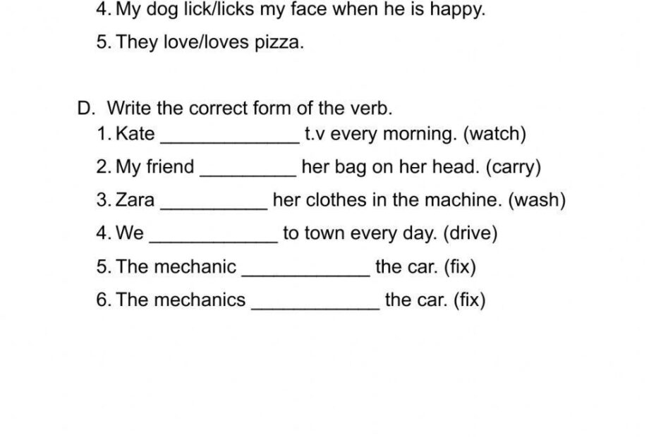 Grade 4 Grammar Worksheet Live Worksheets Worksheets Library