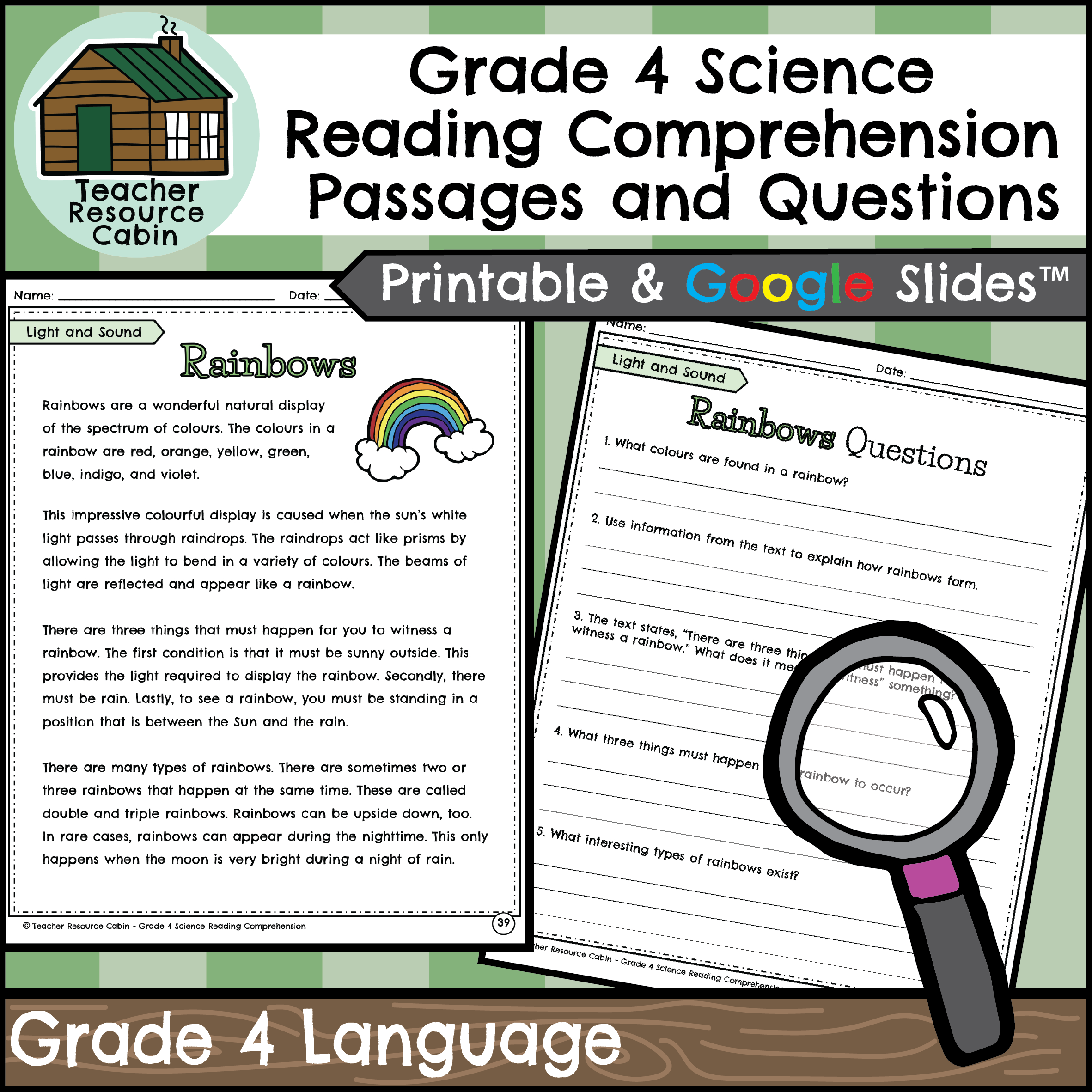 reading passages for grade 4