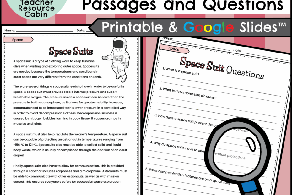 Grade 6 Science Reading Comprehension Passages And Questions Teacher Resource Cabin