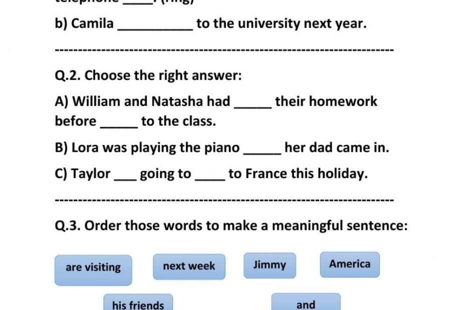 Grammar And Vocabulary Exercise For Grade 8 Live Worksheets Worksheets Library