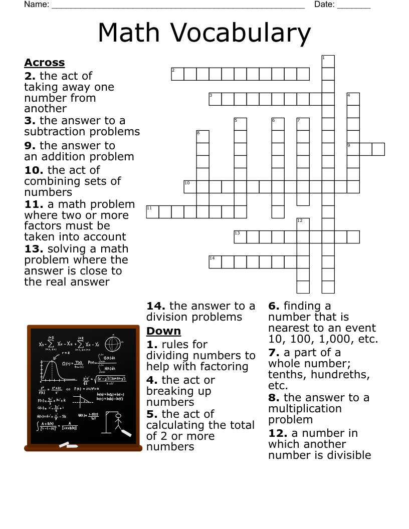 Grammar U0026 Vocab Crossword Puzzle WordMint
