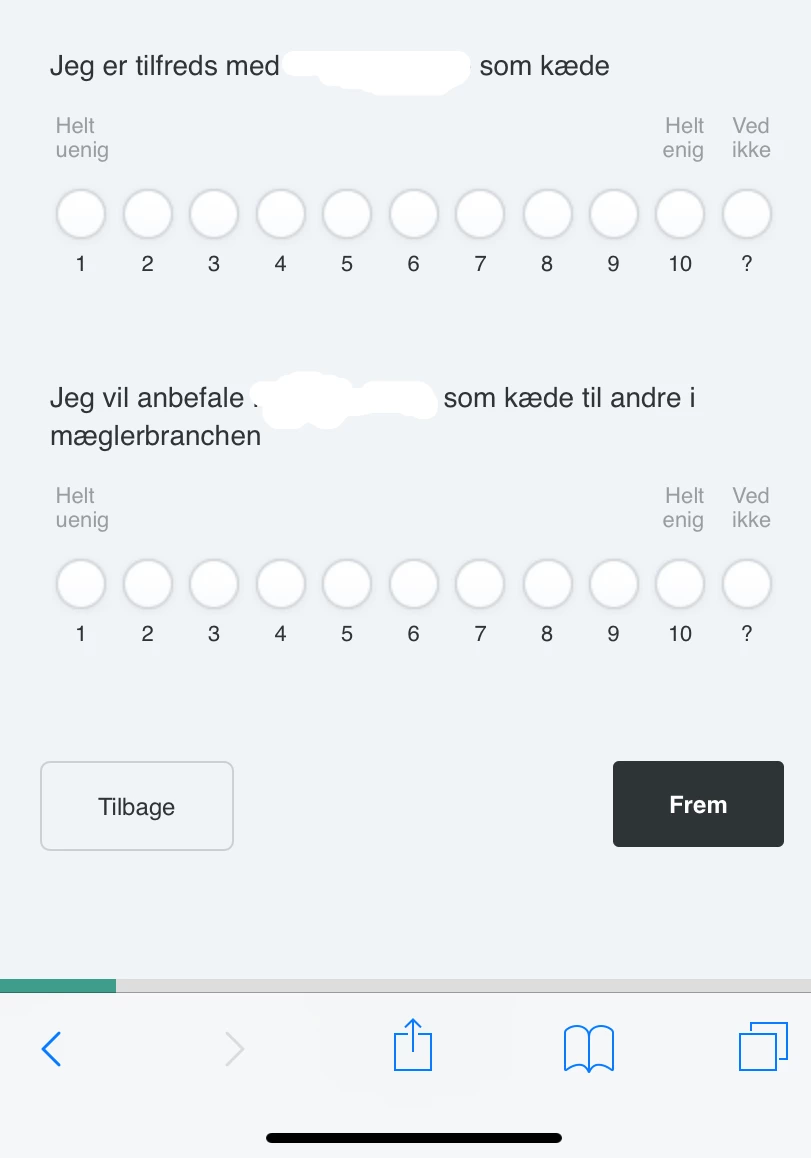 Horizontal Multiple Choice 1 10 Scale Questions XM Community