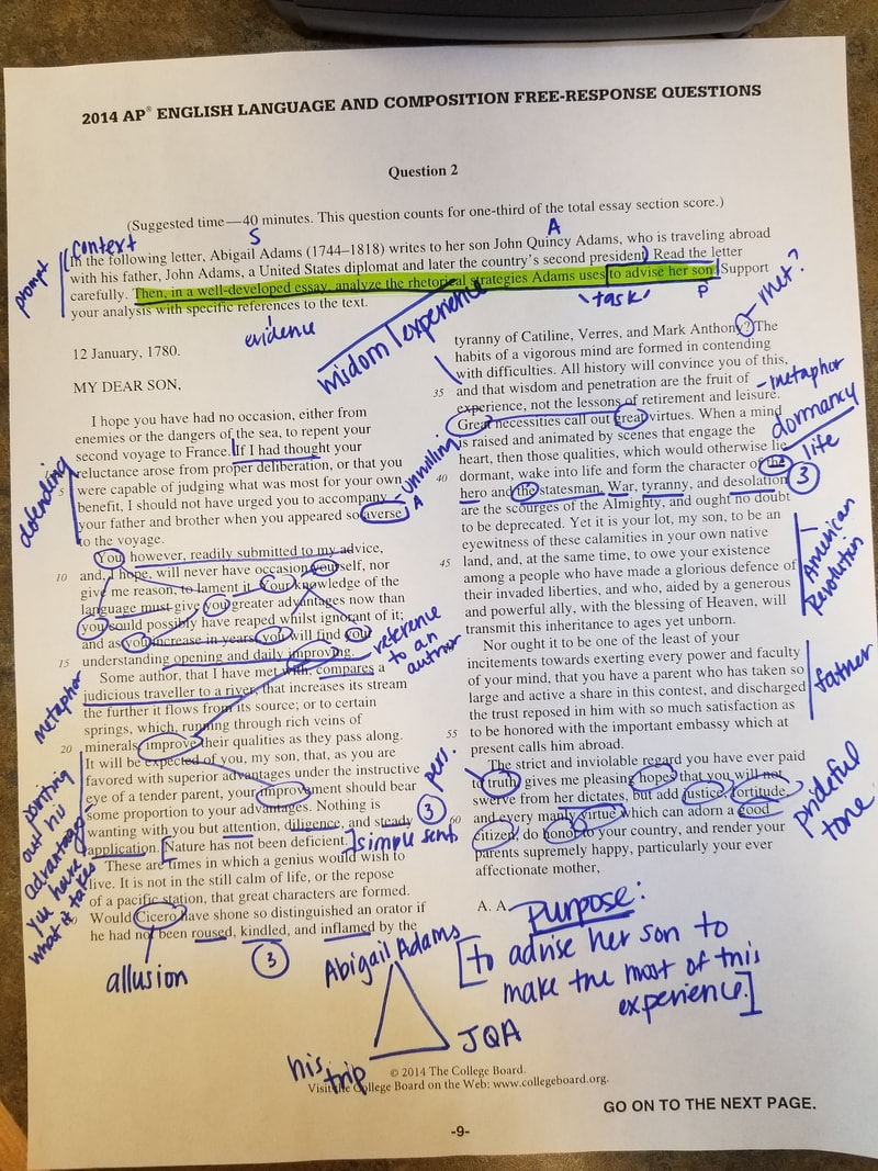 ap lang mcq practice quizlet