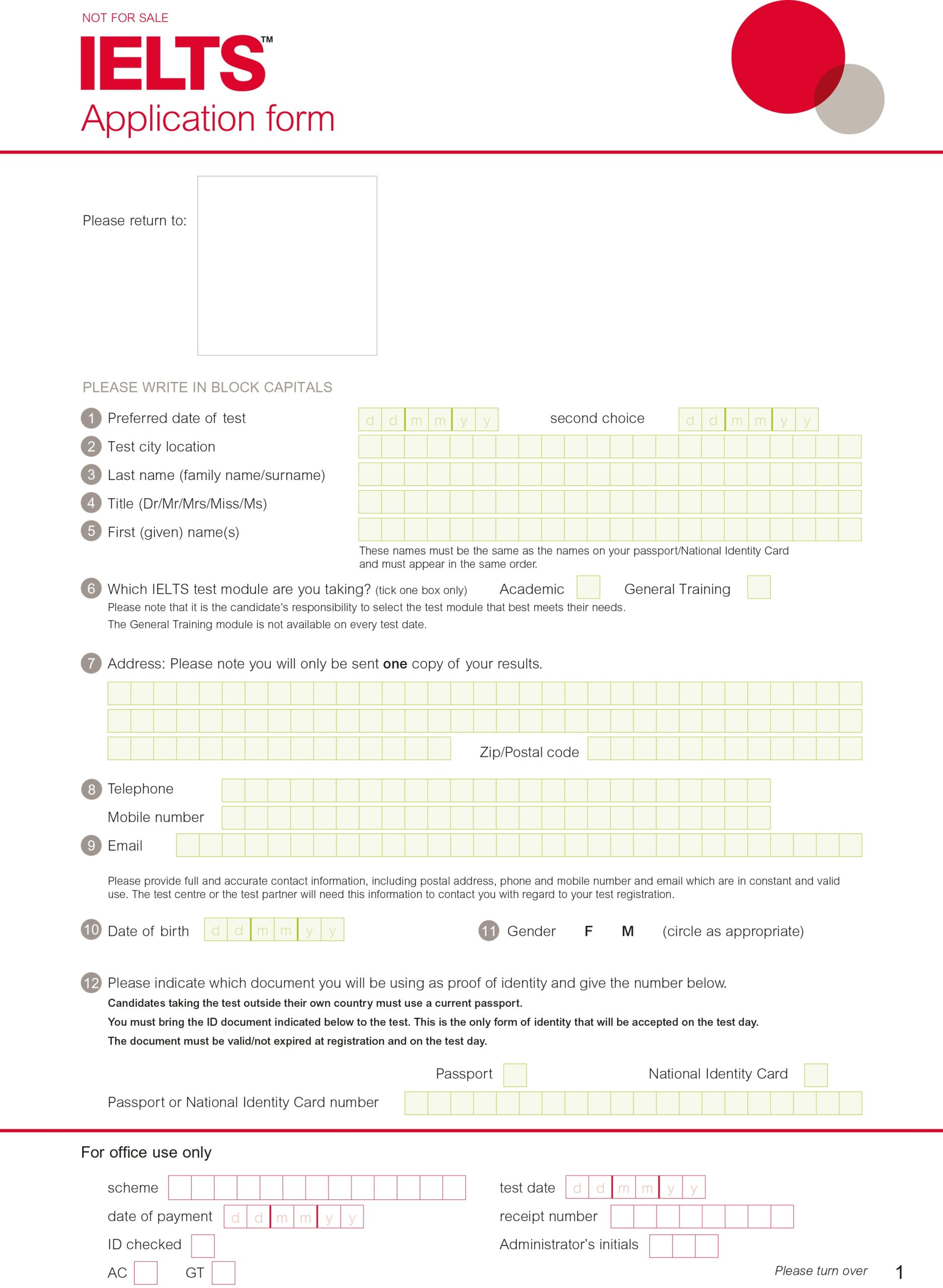 How To Fill IELTS Application Form Step by step Guide 