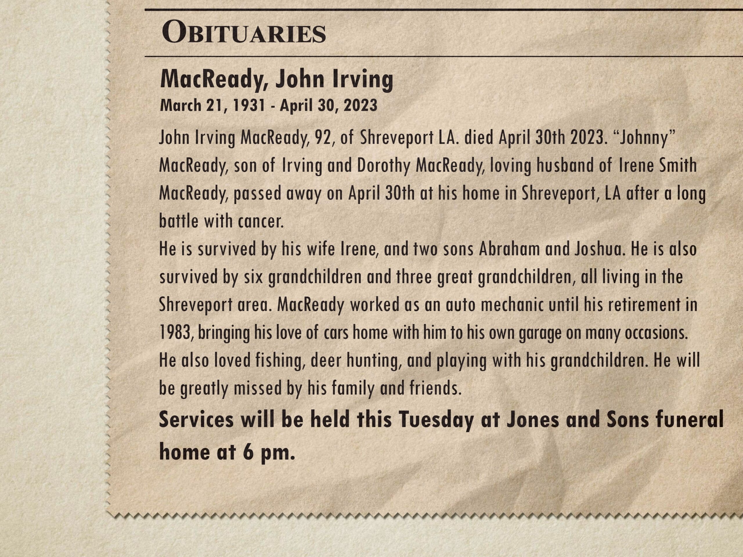 How To Write An Obituary Writing Tips And Examples