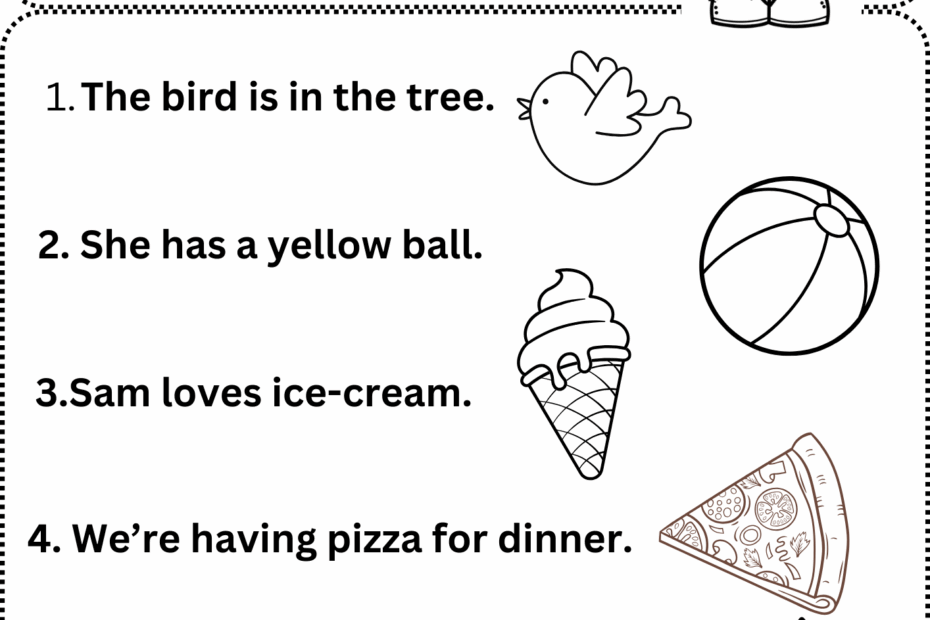 Identify Nouns In A Given Sentence Grade 1 Noun Worksheet Free Downlaod Downloadable Worksheets