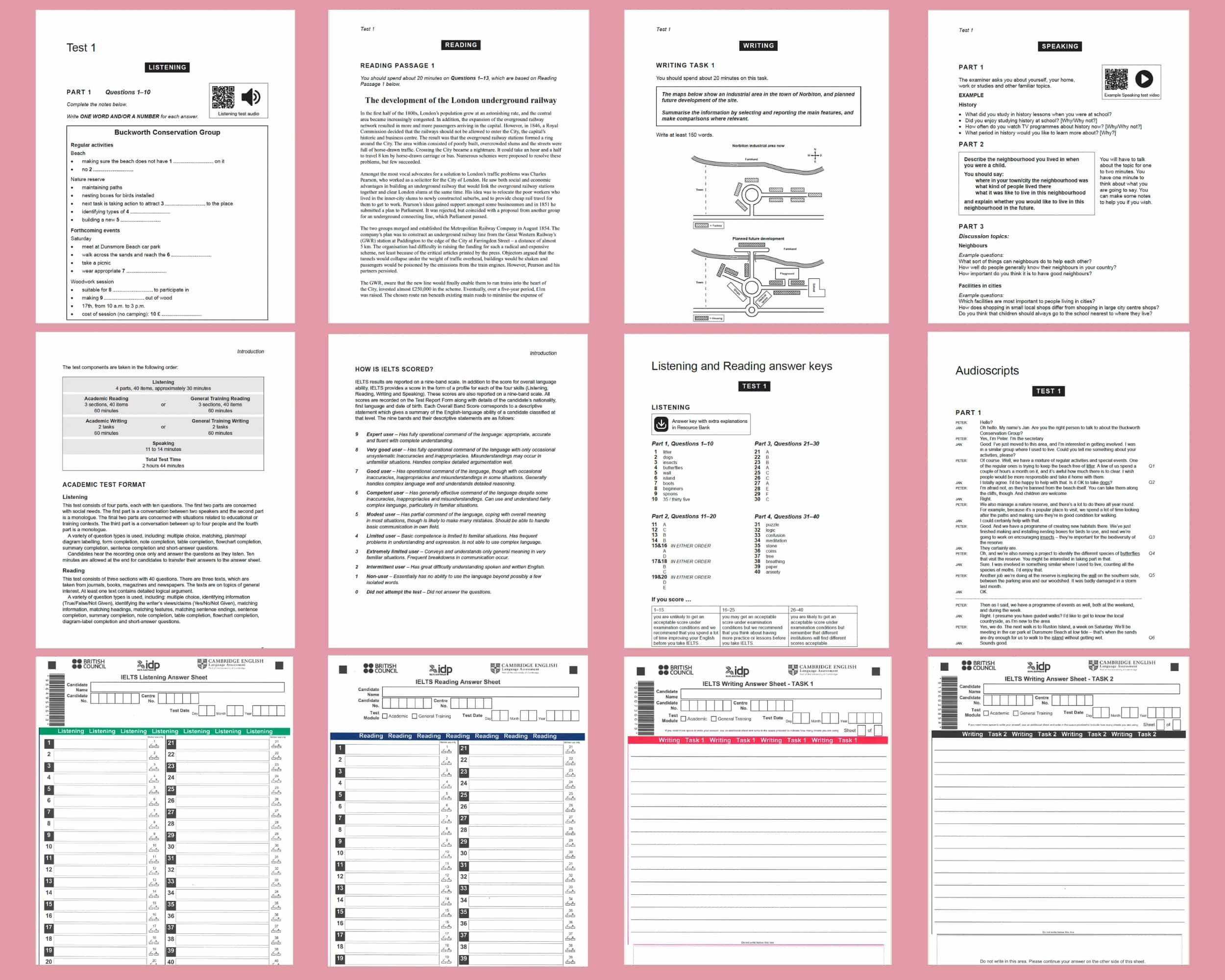 ielts full length mock test