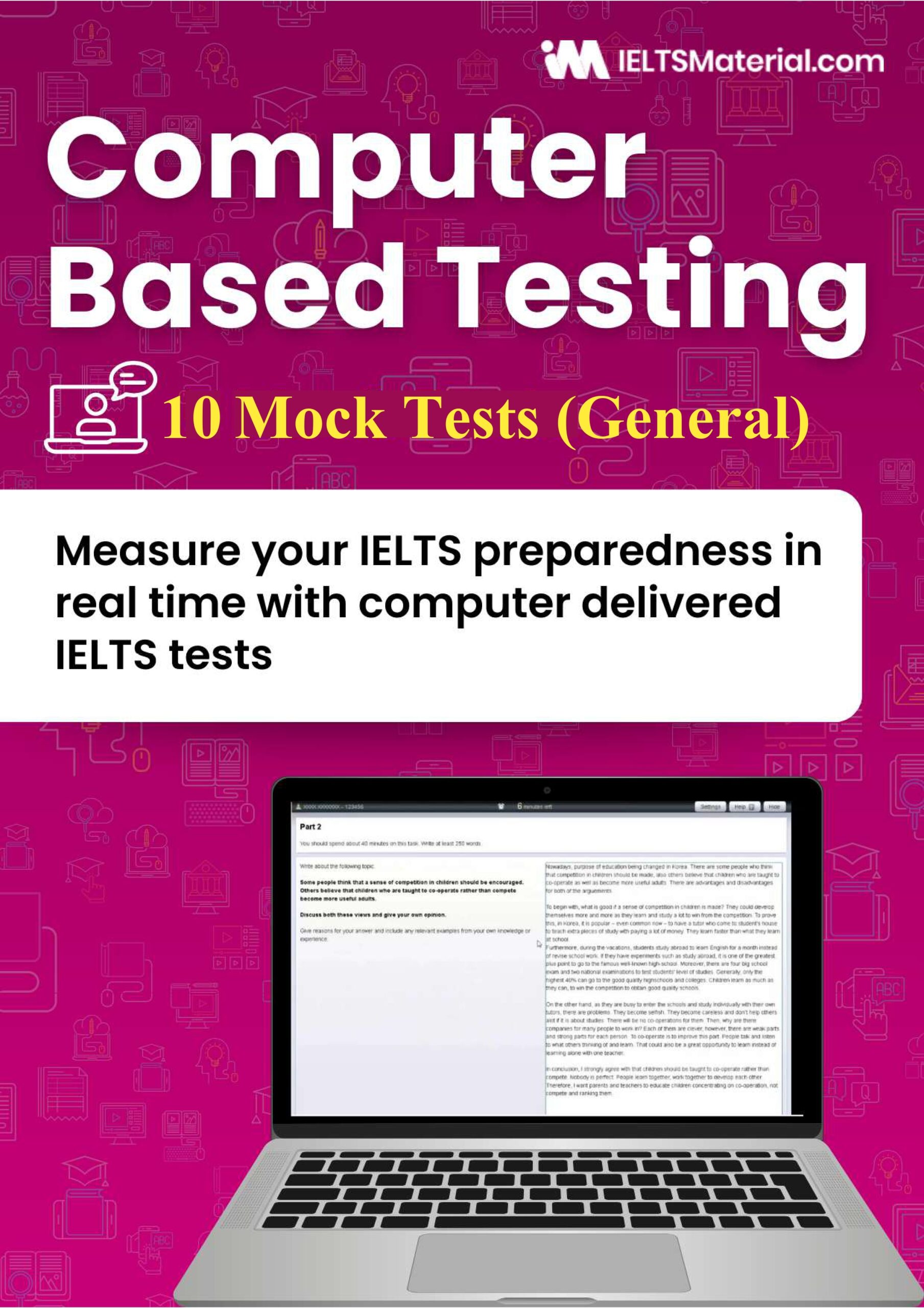 IELTS Computer Based Tests 10 Mock Tests General IELTS Material Store
