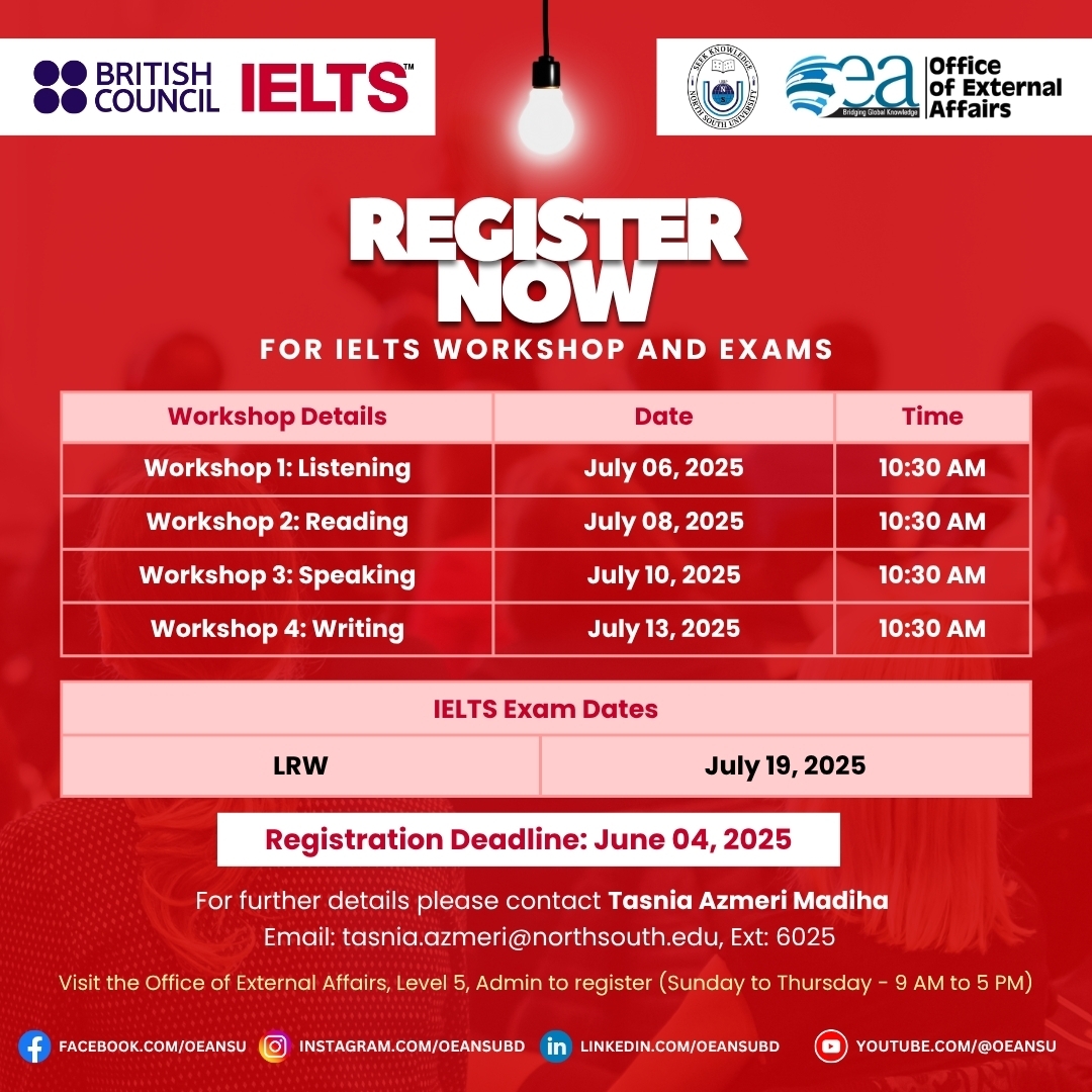 ielts test dates 2025