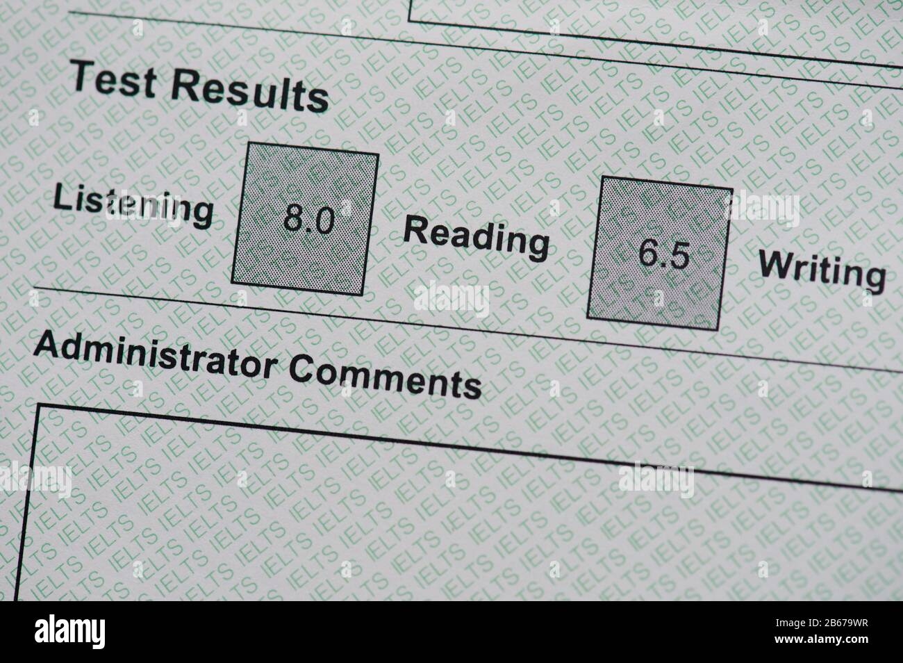 Ielts Exam Hi res Stock Photography And Images Alamy