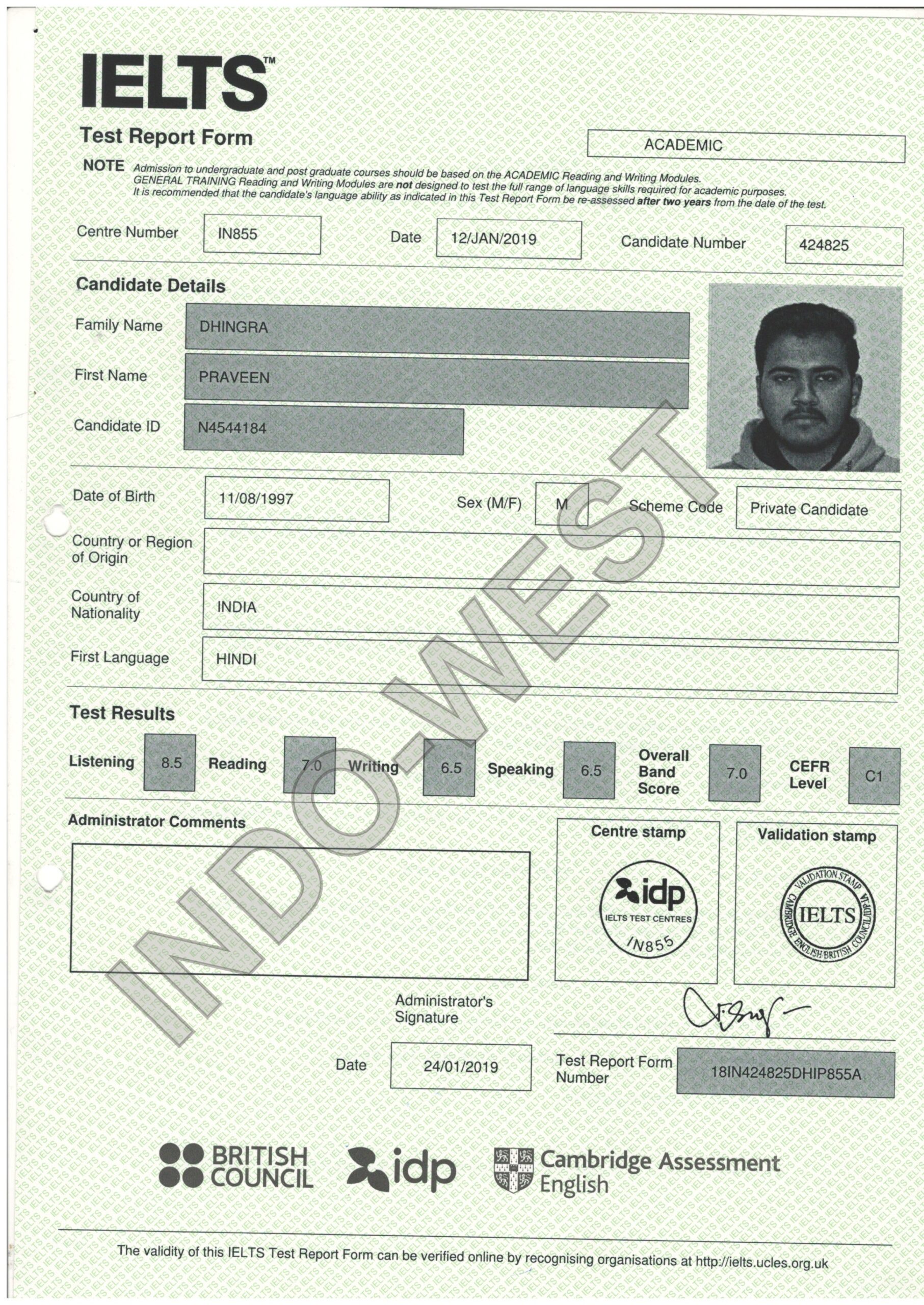 Ielts Indowestacademy