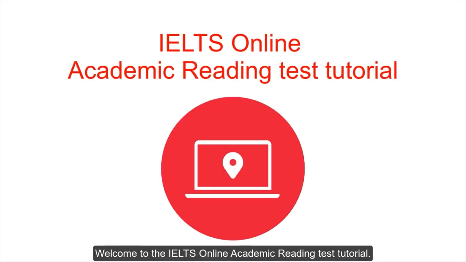 IELTS Online Listening Test Tutorial