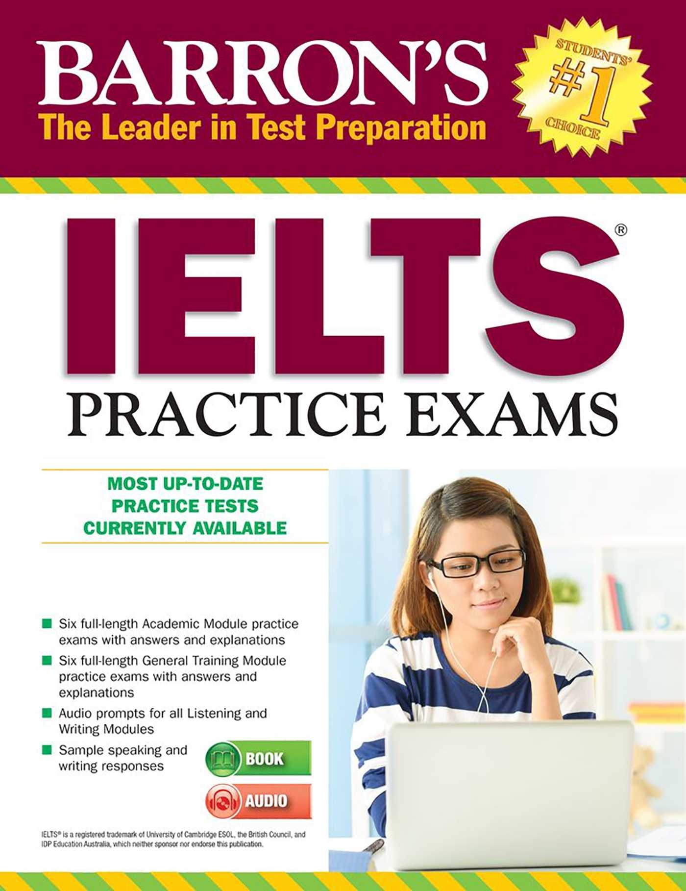 IELTS Practice Exams With MP3 CD Book By Lin Lougheed Ph D 