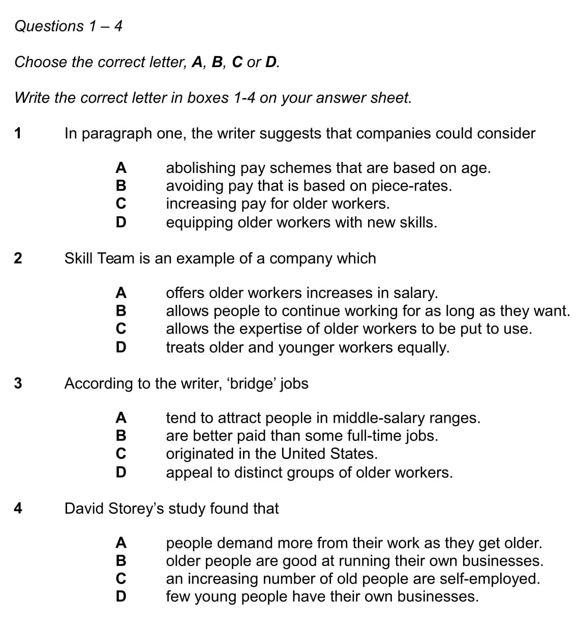IELTS Reading Multiple Choice Questions IELTS Jacky