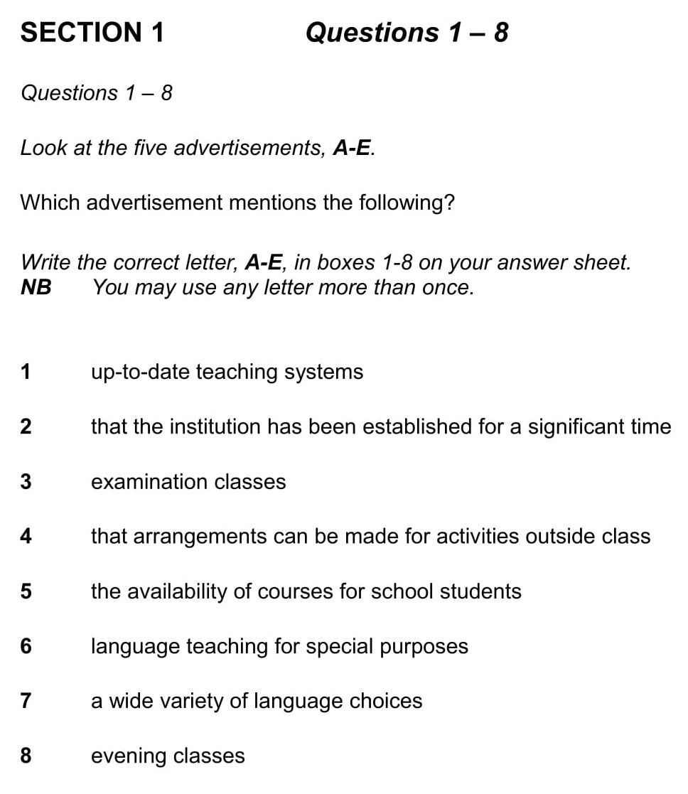 ielts test practice pdf