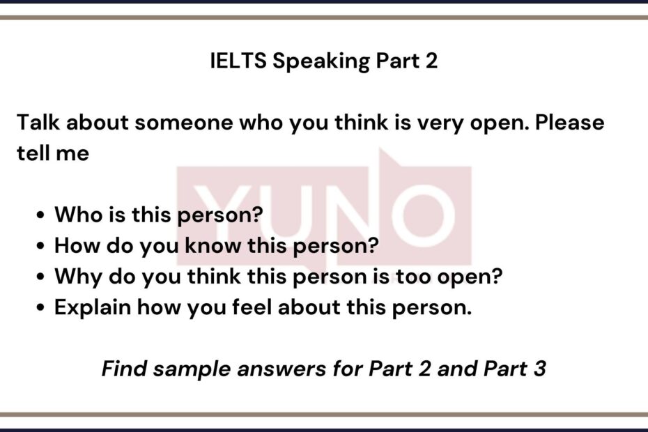 IELTS Speaking Part 2 And 3 Sample Questions Yuno Learning