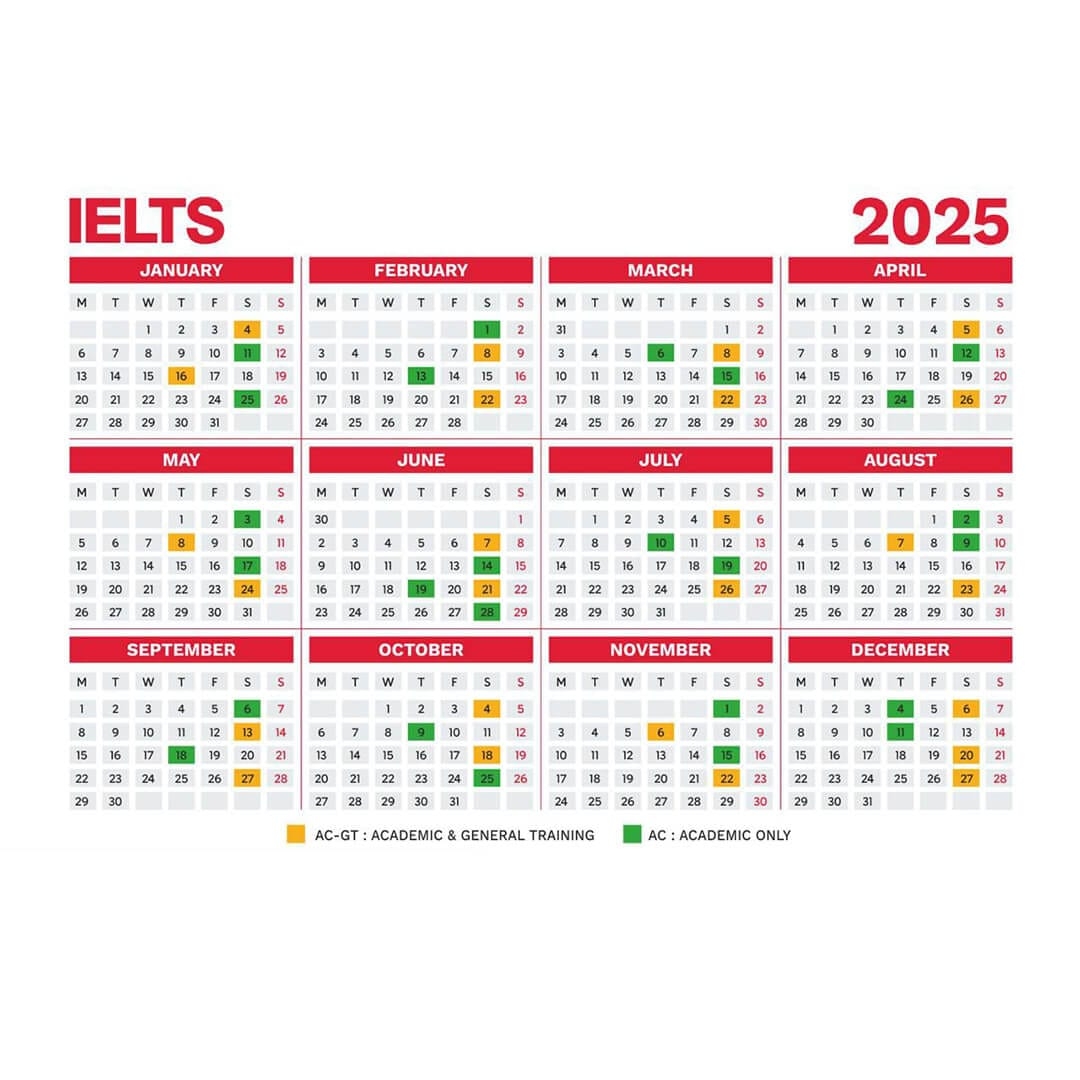 IELTS Test Dates 2025 Innovative Future Steps