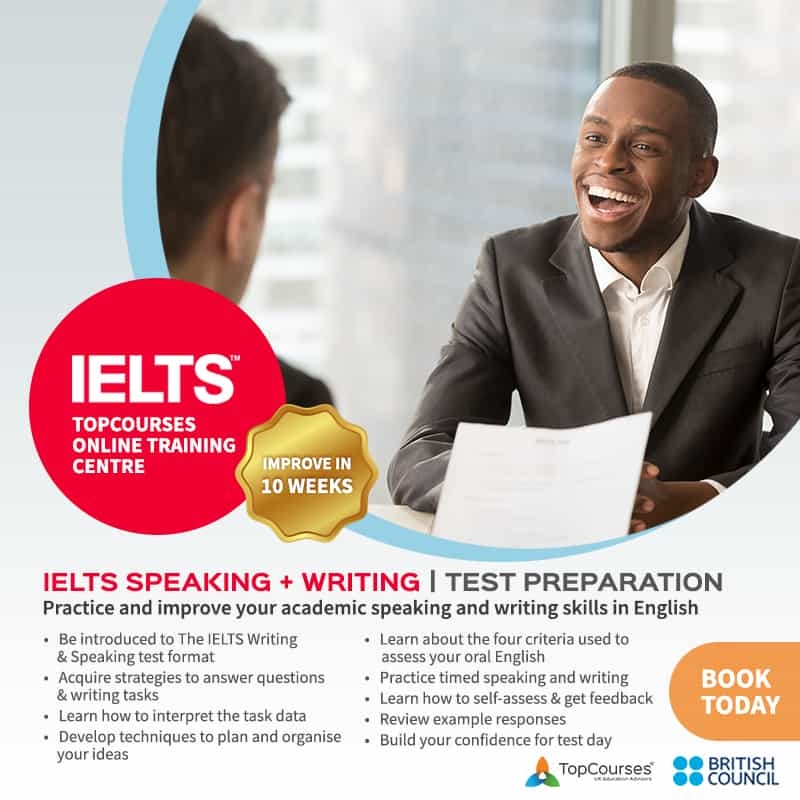 IELTS Training Centre TopCourses UK Education Specialists