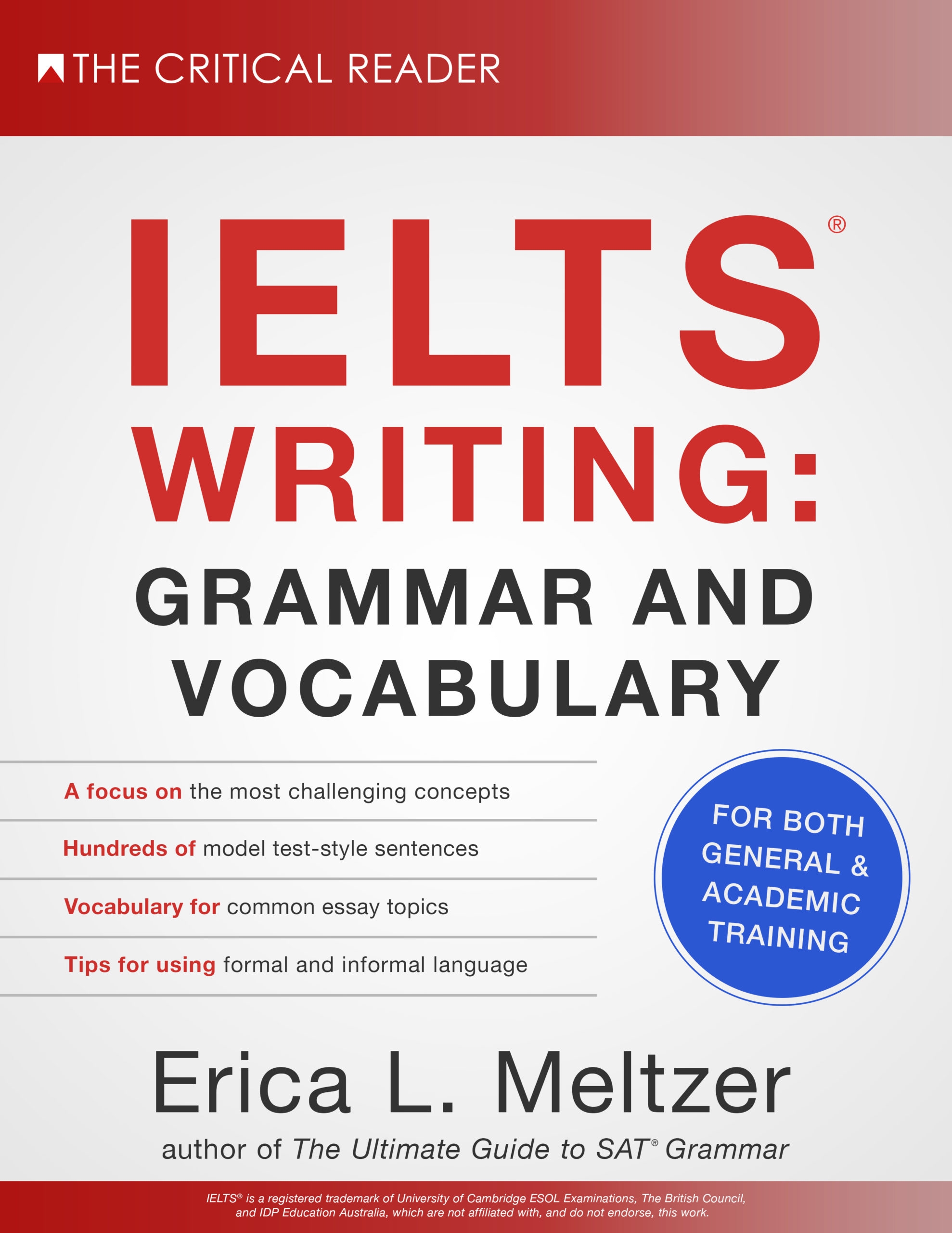 IELTS Writing Grammar And Vocabulary The Critical Reader