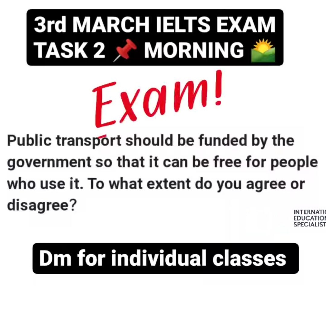Ielts Writing Task 2 March 3 Morning Way To Crack IELTS