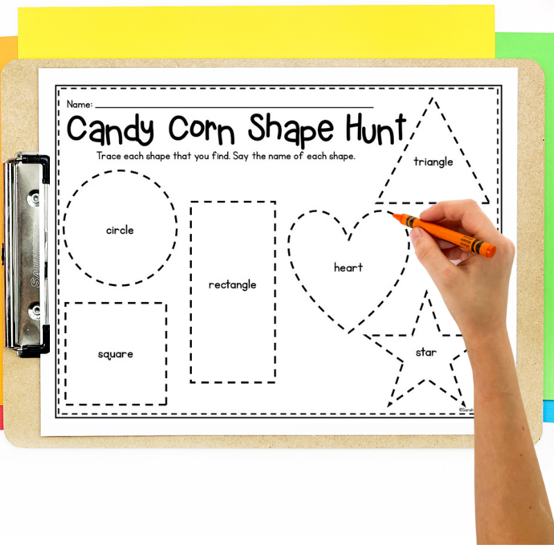 shape tracing for preschoolers