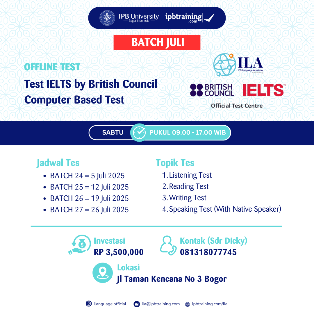 ielts test dates available