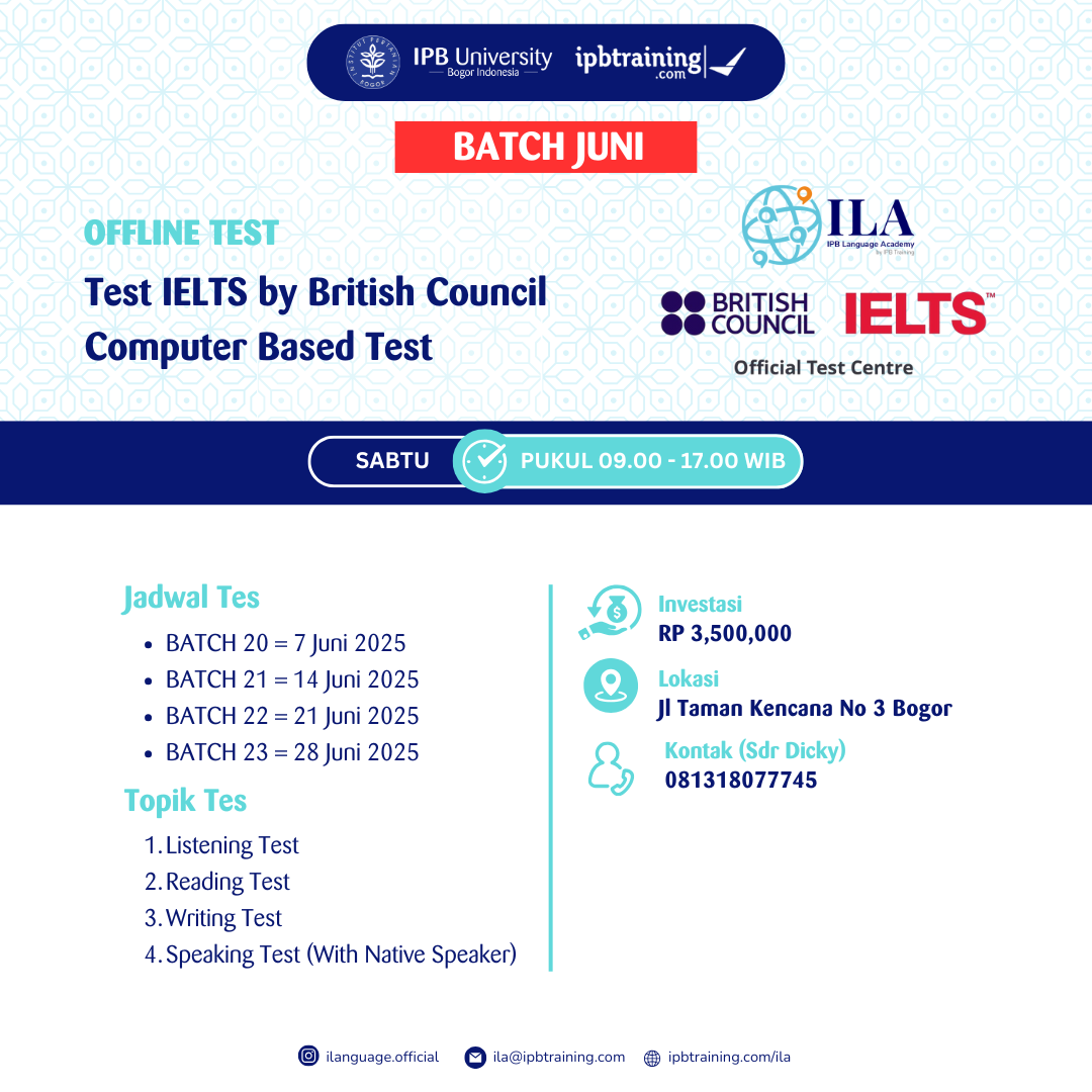 ielts exam dates 2025