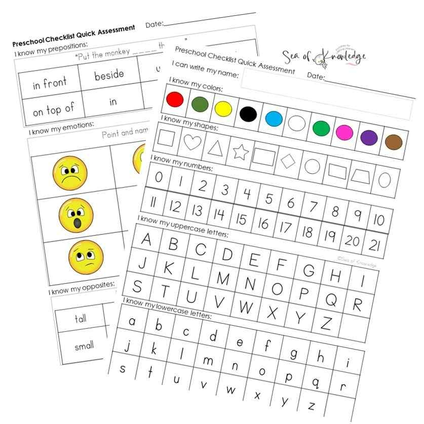 reading readiness worksheets for preschoolers