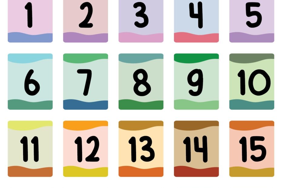 Large Number Cards 1 20 10 Free PDF Printables Printablee Worksheets Library