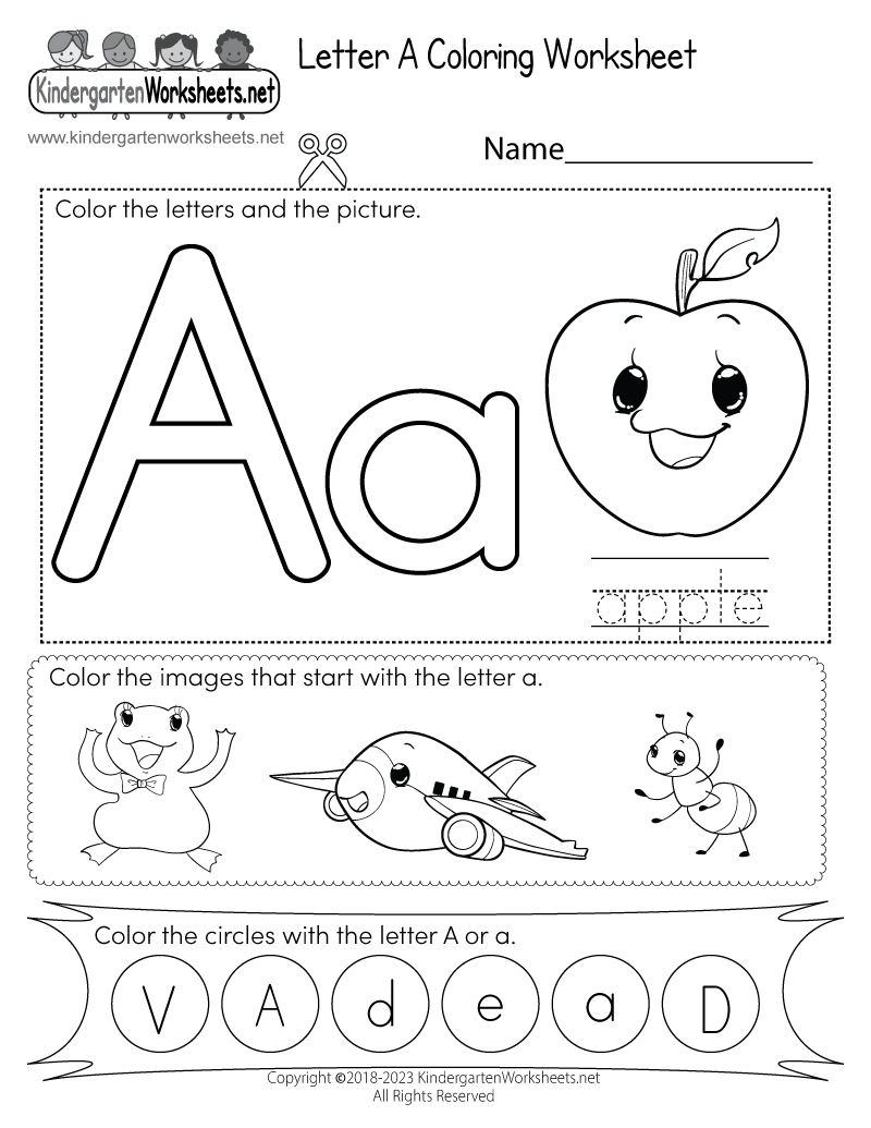 free alphabet coloring worksheets