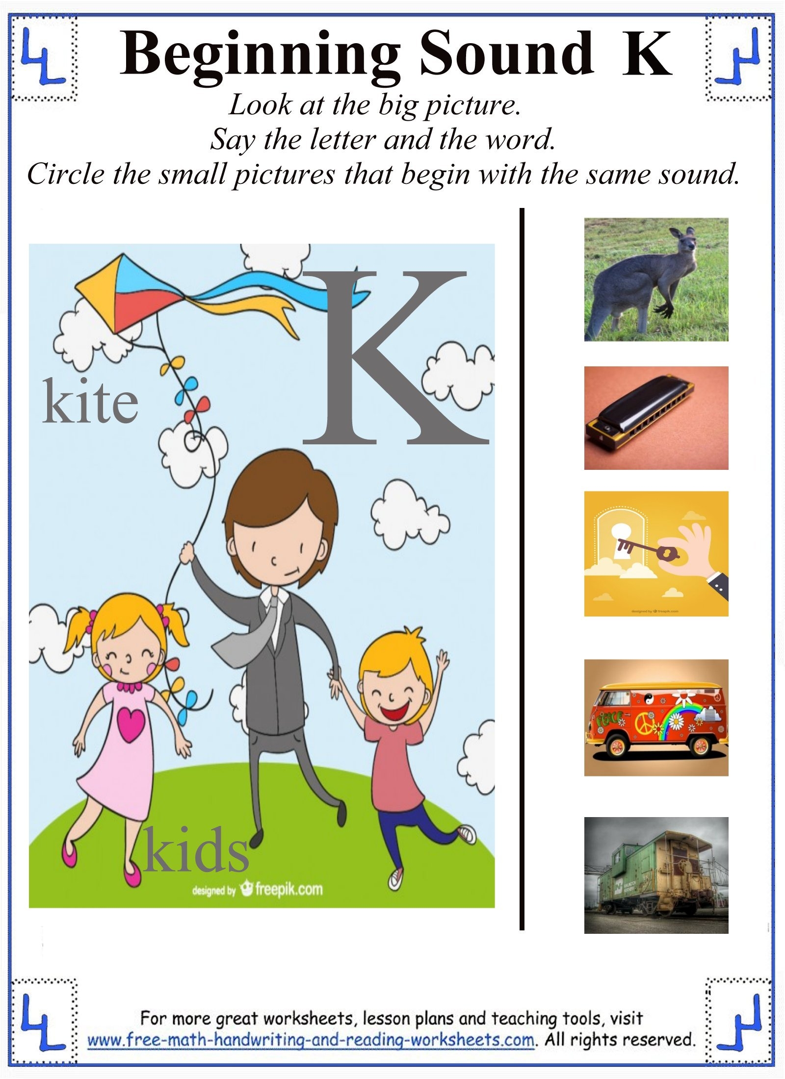 Letter K Worksheets U0026 Activities