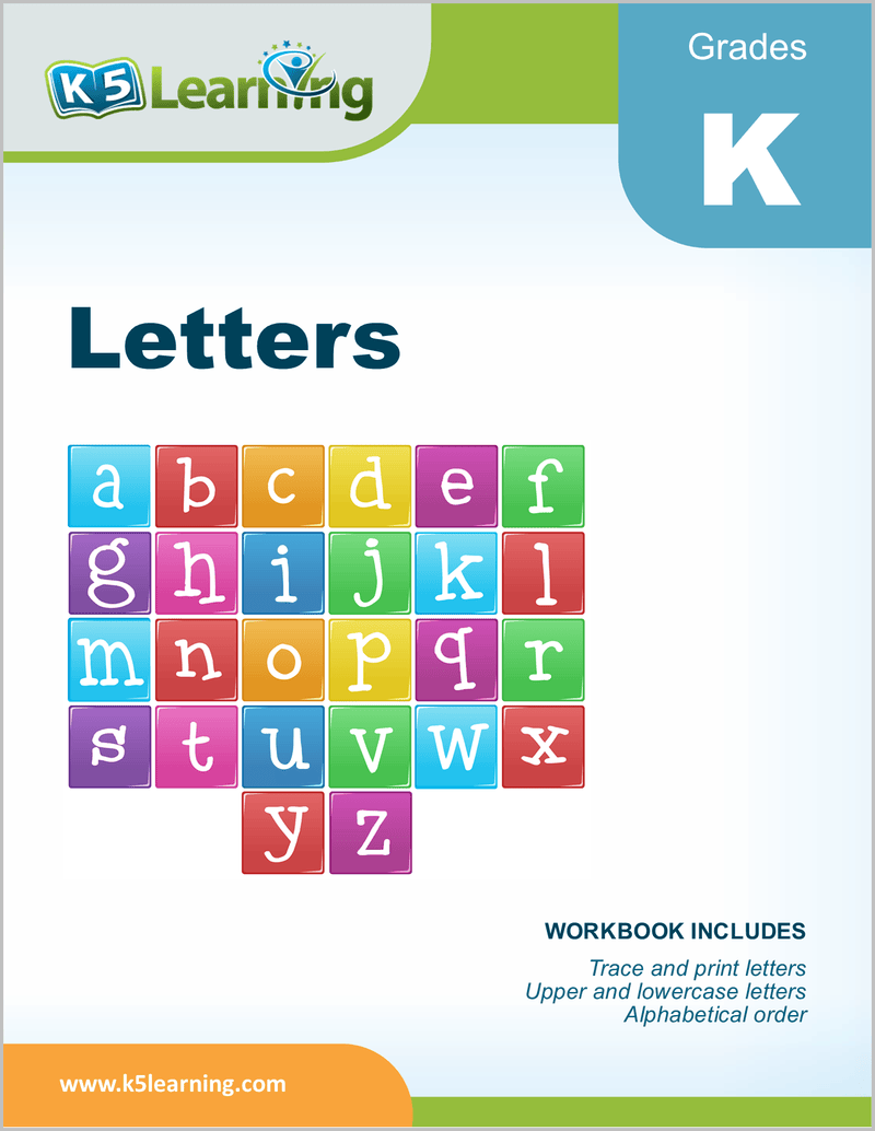 k5 learning tracing letters