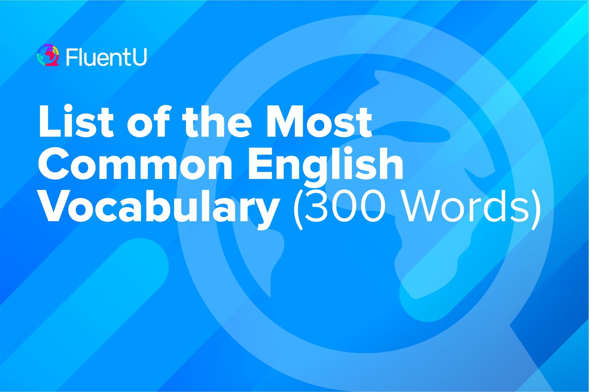list of useful vocabulary words