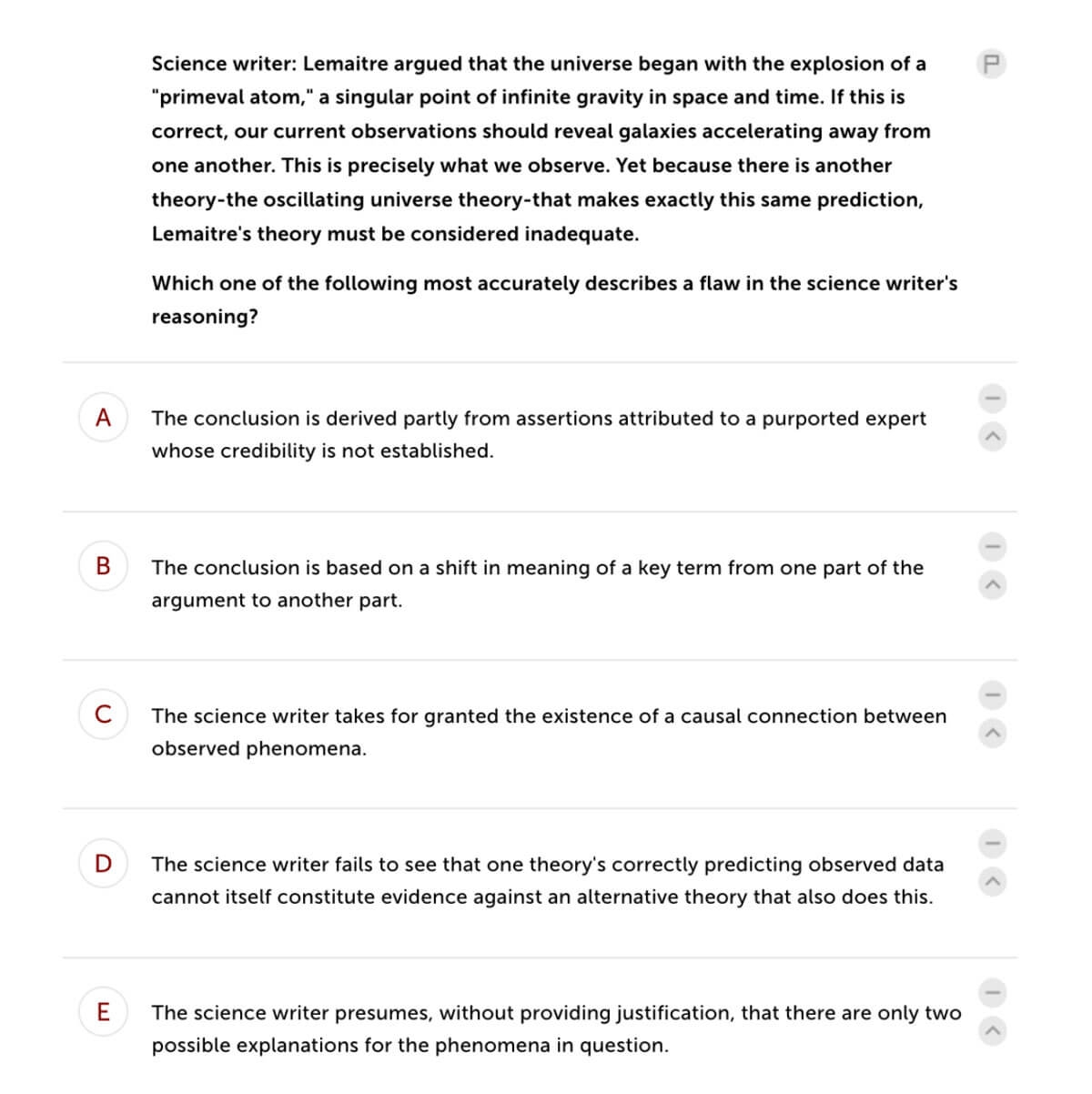 types of logical reasoning questions lsat