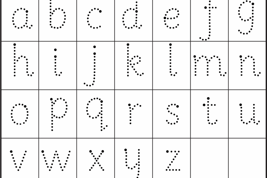 Lowercase Letter Tracing 1 Worksheet FREE Printable Worksheets