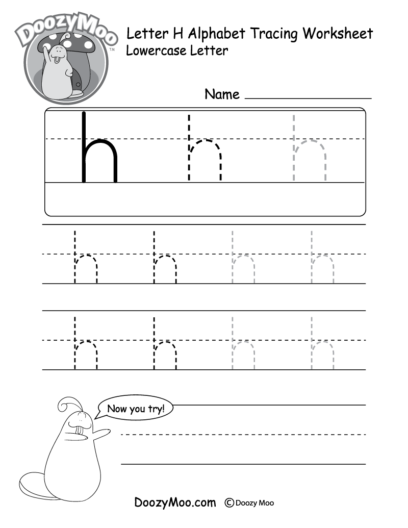 Lowercase Letter Tracing Worksheets Free Printables Doozy Moo