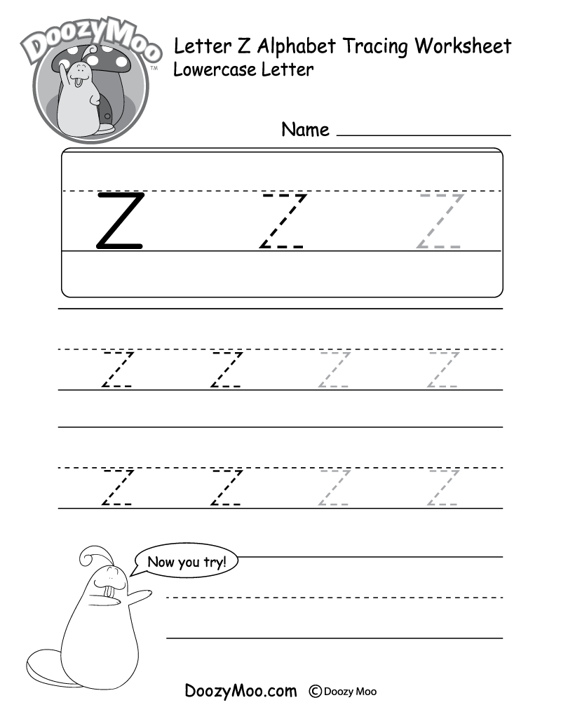 tracing alphabet worksheets a to z