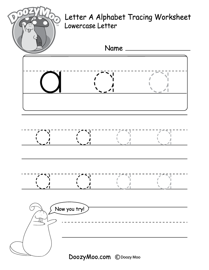 free printable abc tracing letters