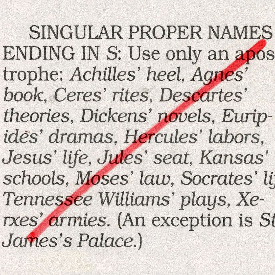 how to punctuate plural possessive
