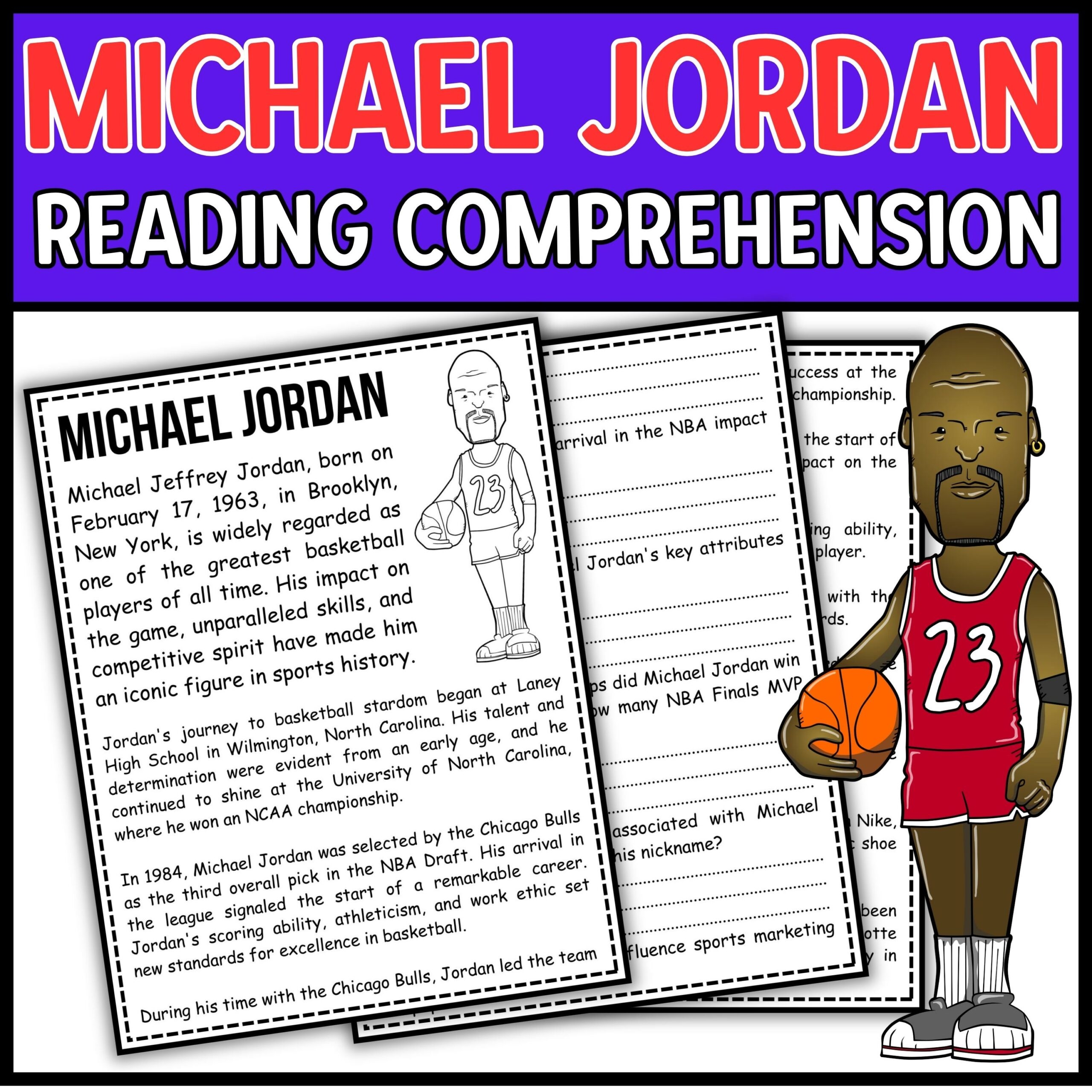 worksheet on reading comprehension