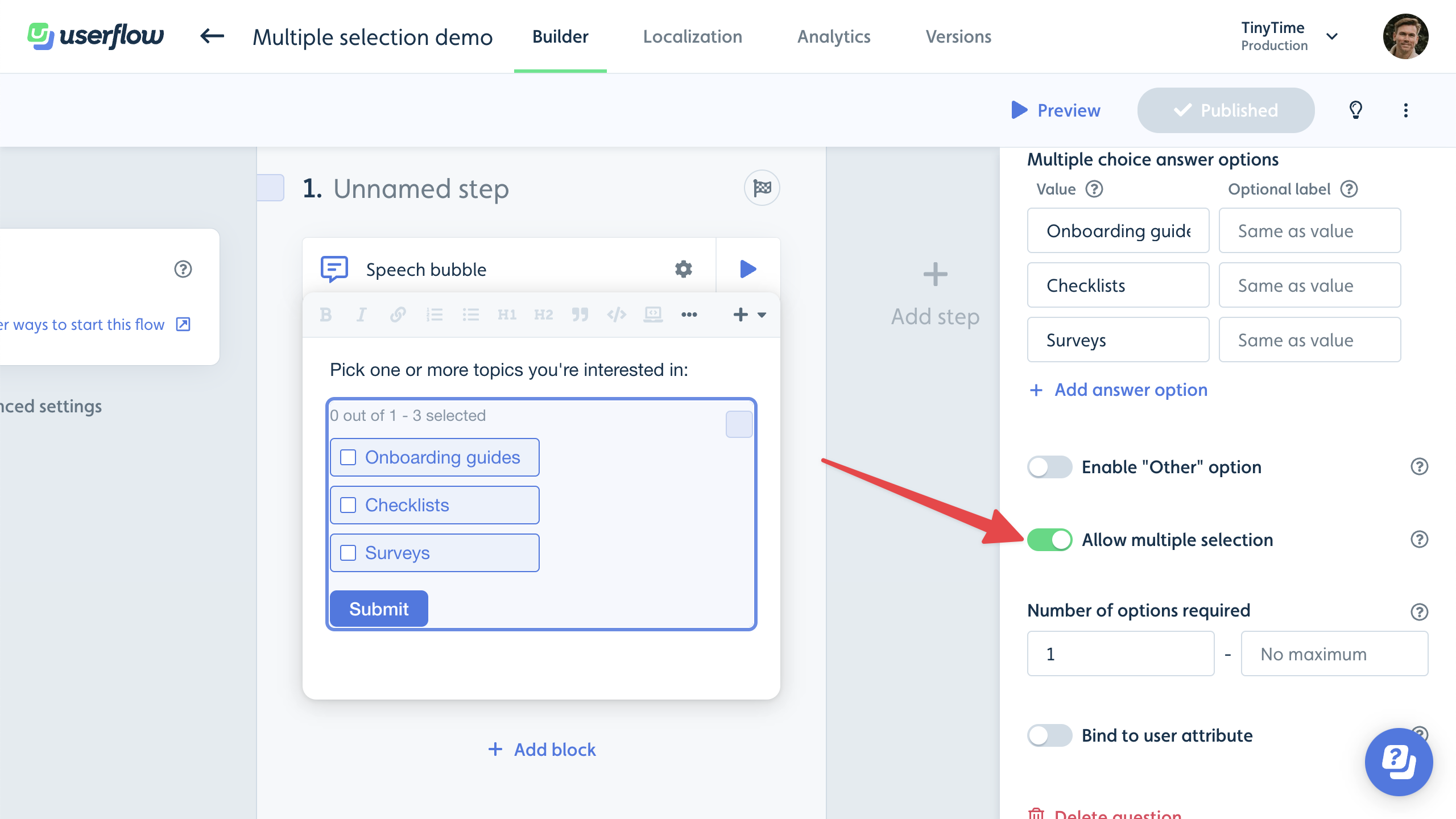 Multiple Selection For Multiple Choice Surveys Userflow Blog