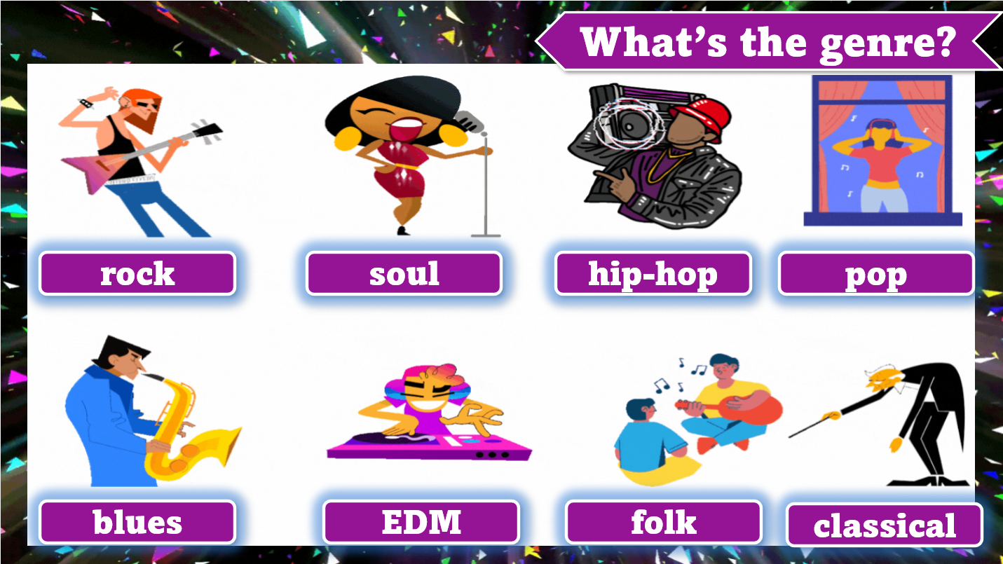 types of music vocabulary
