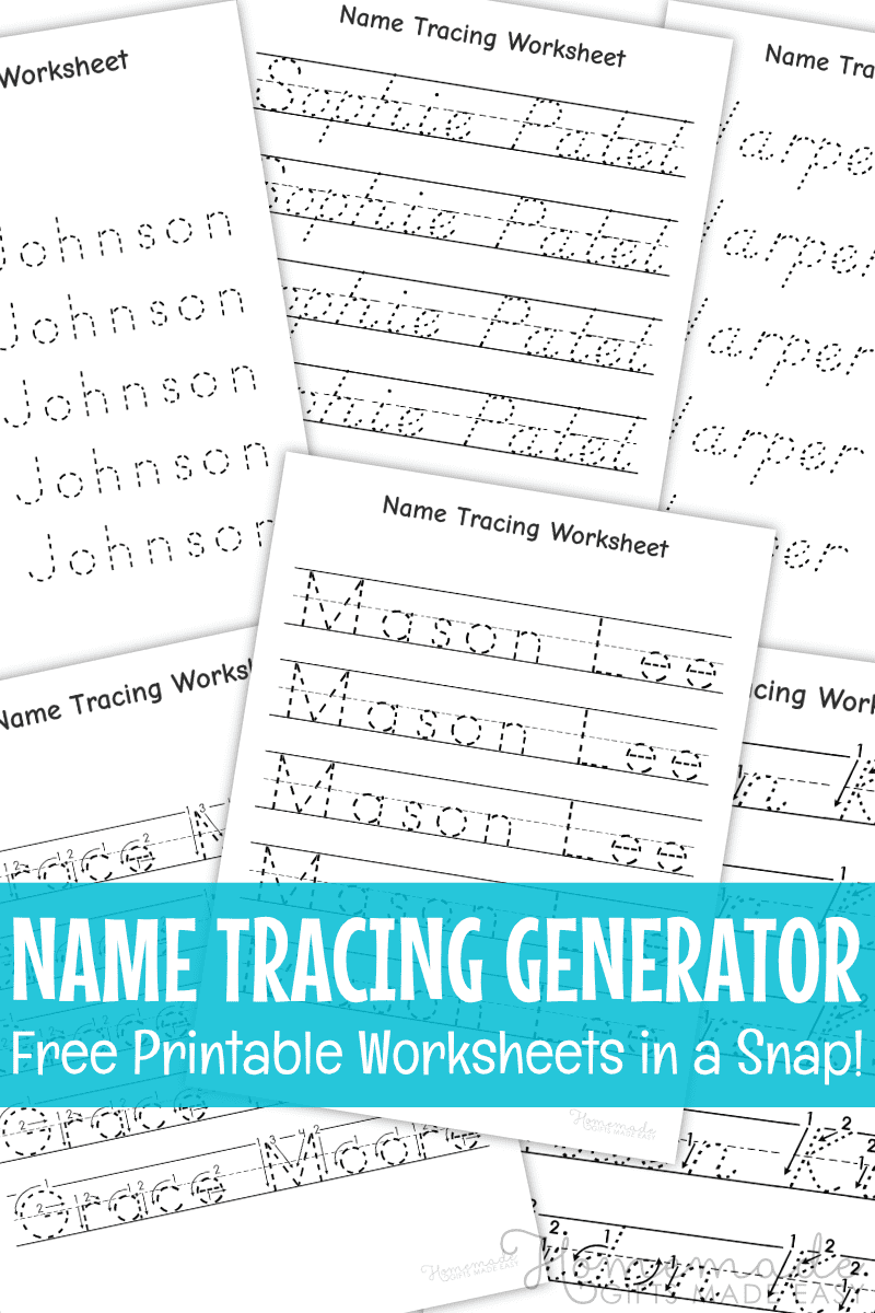 free editable name tracing activity