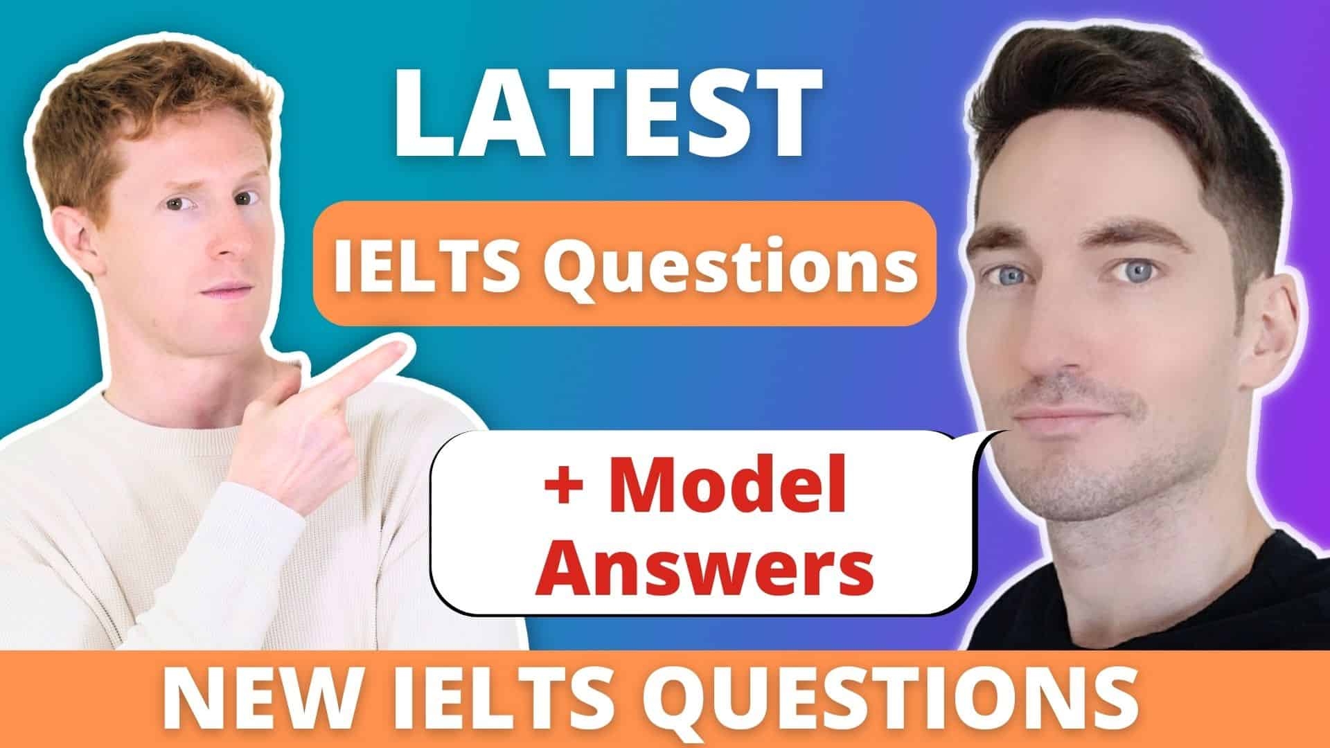 NEW IELTS Questions Ielts englishprotips