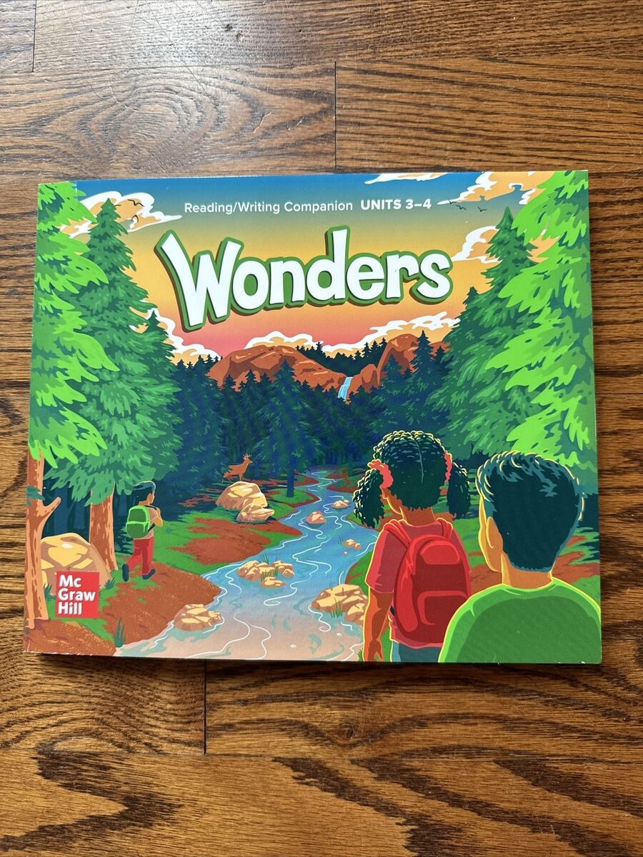 NEW Wonders Grade 4 National Reading Writing Companion Units 3 4 Paperback