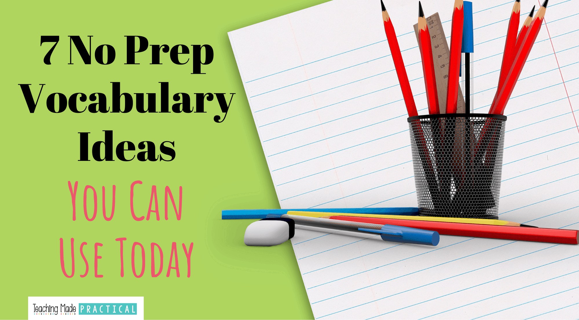 No Prep Vocabulary Practice And Activities Teaching Made Practical