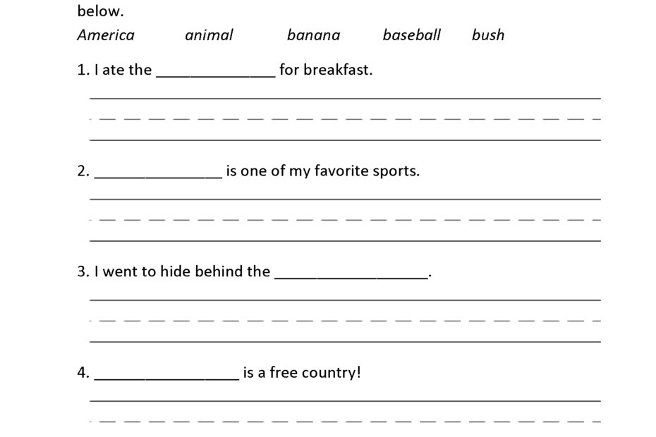 Nouns Worksheets Regular Nouns Worksheets
